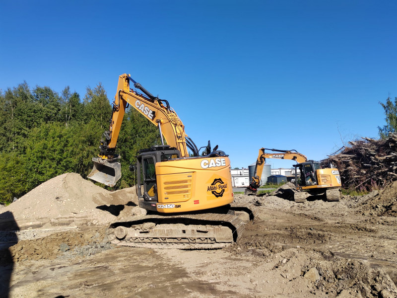 Rakennuksen pohjatyöt